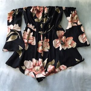 Strapless Romper